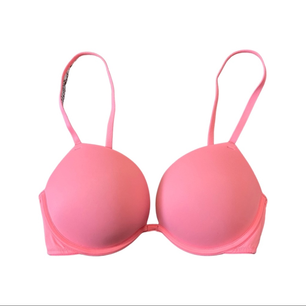 PINK by Victoria’s Secret Bra: NEON ORANGE/PINK (NWOT)